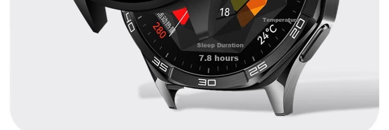 Watchbond Protective Case for Huawei Watch GT5, PC Tempered Glass Screen Protector Integrated Protective Cover, Smart Sports Watch GT5 Waterproof Sweatproof Scratch-Resistant Wear-Resistant Specialized Watch Accessories 16