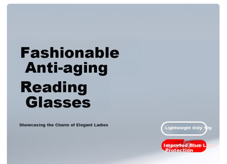 Pulais Reading Glasses for Women, Gift Box Edition, Japanese Imported Anti-Aging Fashionable Reading Glasses for Mom And Elders, 100 Degrees 3