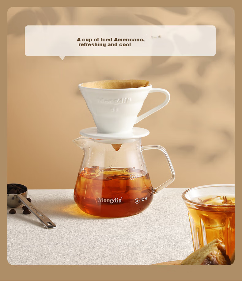 Mongdio Pour-Over Ceramic Filter Cup, V60 Drip Coffee Filter, No. 01 Red 14