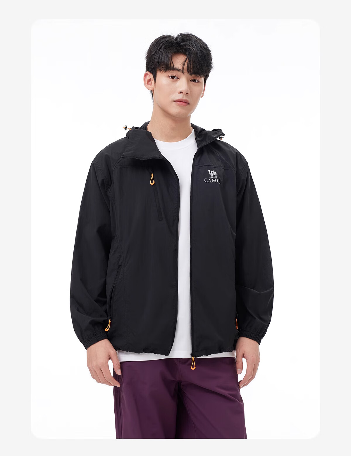 CAMEL Mukguang Outdoor Original Yarn Sun Protection Jacket Unisex 2025 Summer UV Protection Lightweight Breathable Coat L 29