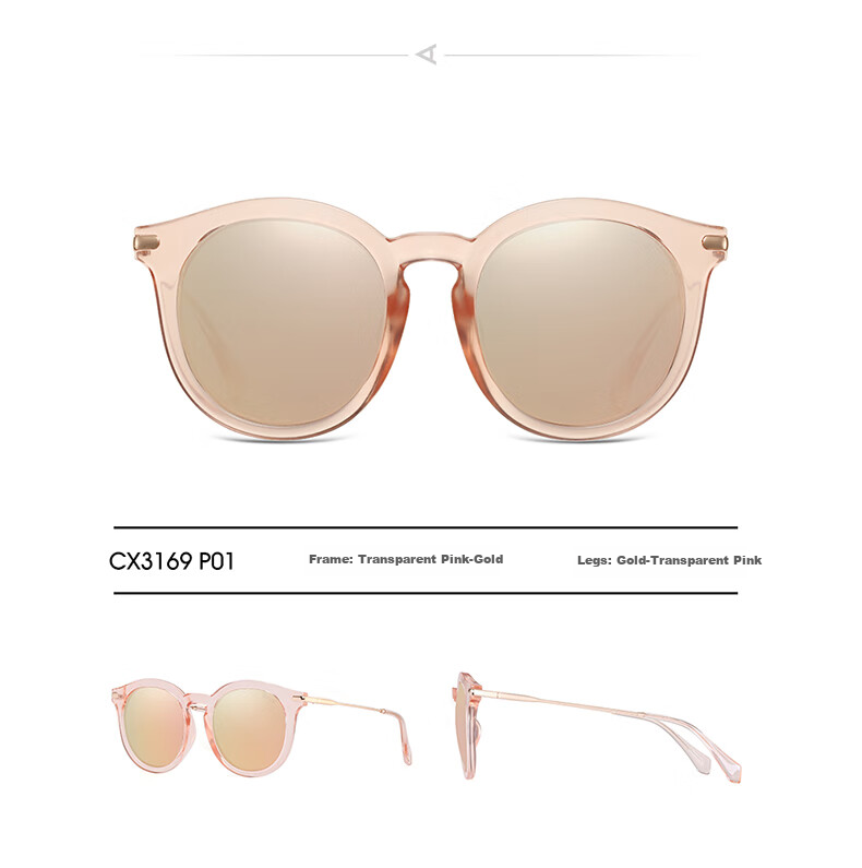 CAXMAN Sunglasses for Women, Large Cat-Eye Frame Polarized Sunglasses, UV Protection, Sun-Blocking, Fashionable Glasses for Driving And Car Use 9