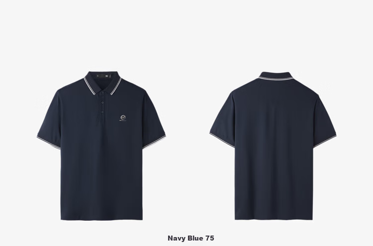 HLA Short-Sleeve Polo Shirt for Men, 25 Light Business Chic Ageless Collared Short-Sleeve Shirt for Men, Summer HNTPW2J018A 7