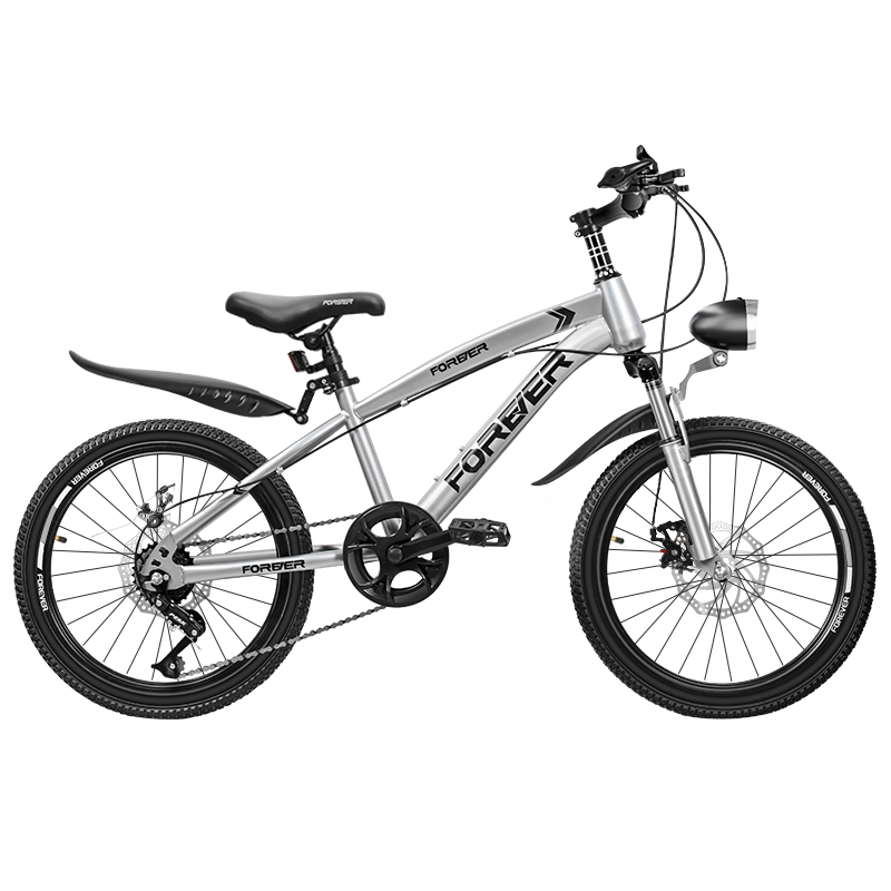 FOREVER Children's Bicycle for Ages 6-8 And Above, Adjustable Speed Mountain Bike for Boys And Girls, Elementary School Students, Pedal Bike, 98% Assembly Required, 22-Inch