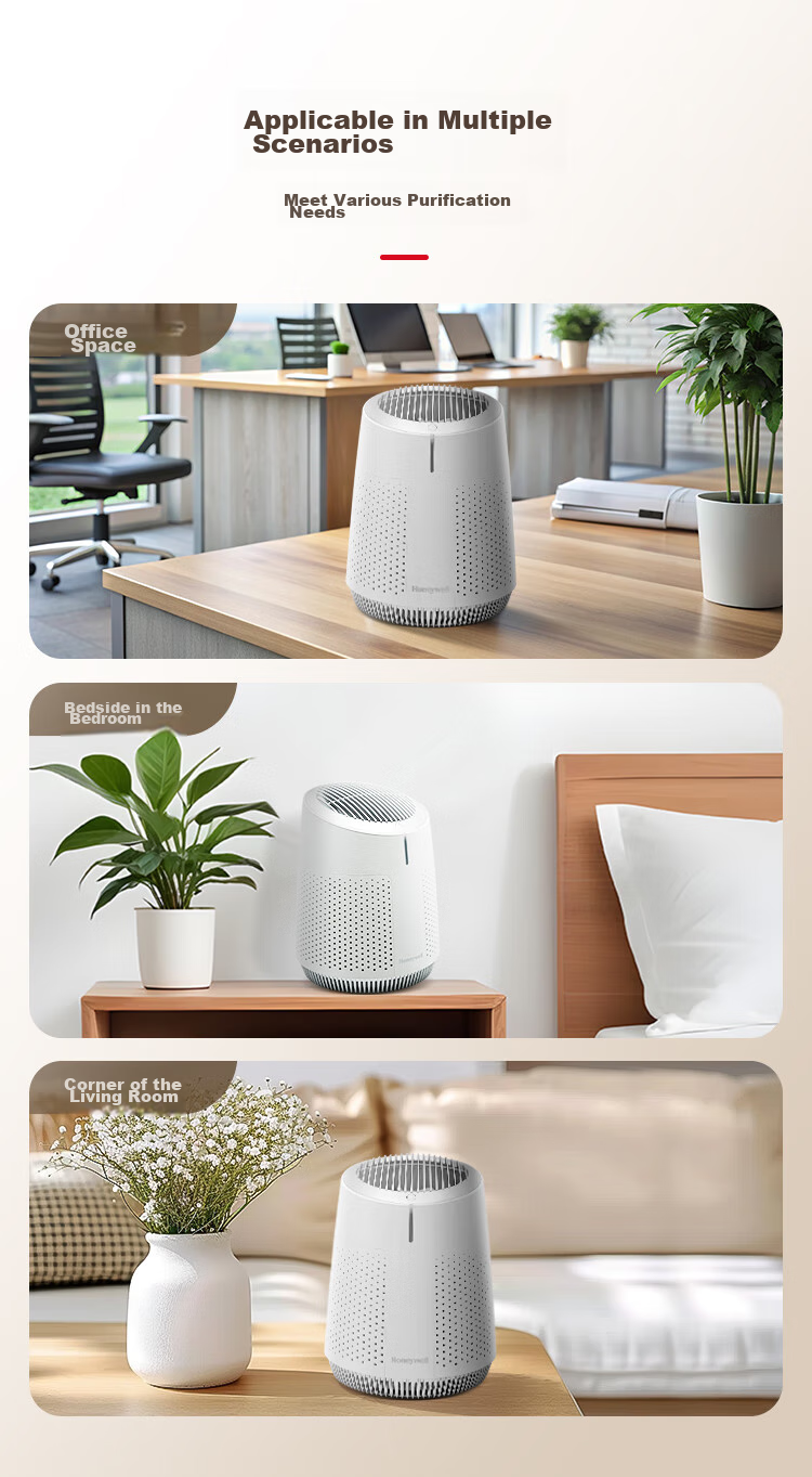 Honeywell Air Purifier for Bedroom, Desktop, Office, Small Purifier to Remove Smoke Odor, Multi-Purification, Antibacterial, Dust And Smoke Odor Removal KJ45F-X02 Quiet Operation at Night 10
