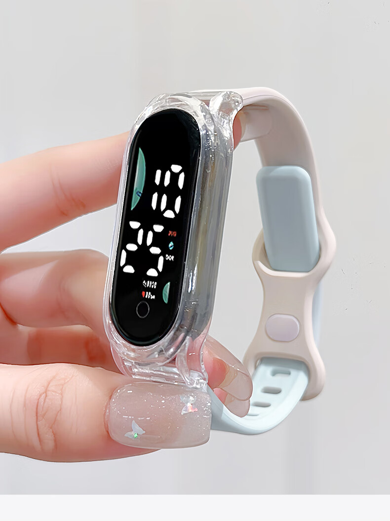 MAX-G Stylish Sports Bracelet Watch for Women Only Shows Time Student Teenage Middle And High School Electronic Watch for Girls 3