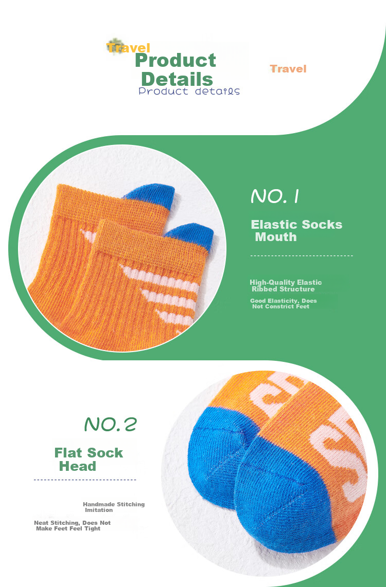 LangSha Children's Socks, Boys' Mid-Calf Cotton Socks for All Seasons, Casual Sports Short Socks for School-Age Kids, 5 Pairs Per Pack 19