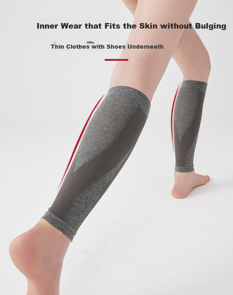 D&M Thick Long Carbon Fiber Leg Warmers for Arthritis And Cold Legs, Men's And Women's Winter Thermal Knee Sleeves, Imported from Japan, Double Pair 8