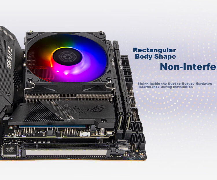 Silverstone FM620Pro Black 6-Heatpipe Dual Tower Air CPU Cooler (High Thermal Conductivity/Reflow Soldering/Multi-Platform/Six Heatpipes) 6