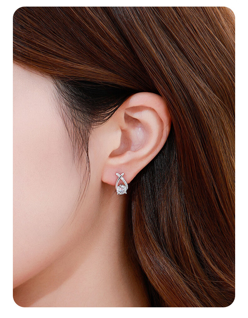 MOLADY S925 Silver Needle Stud Earrings for Women, Weekly Gift Box Set, Anniversary Birthday Gift for Girlfriend Or Wife 8