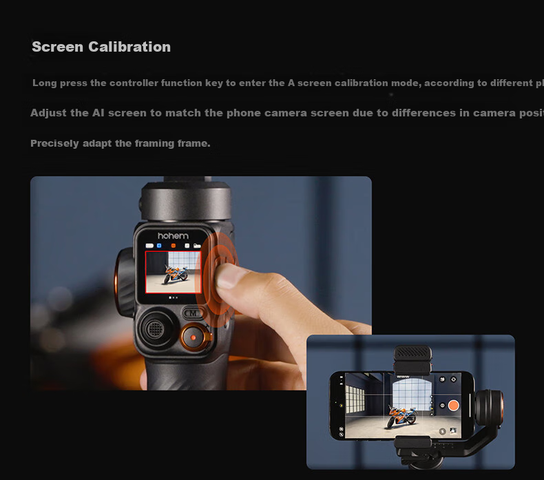 Hohem [Professional Grade | 9th Generation Stabilization] M7 Smartphone Stabilizer, Intelligent AI Precise Tracking, 360° Follow-Up, Orthogonal Three-Axis Anti-Shake Gimbal, Selfie Stick, Live Streaming And Vlog Tool 13
