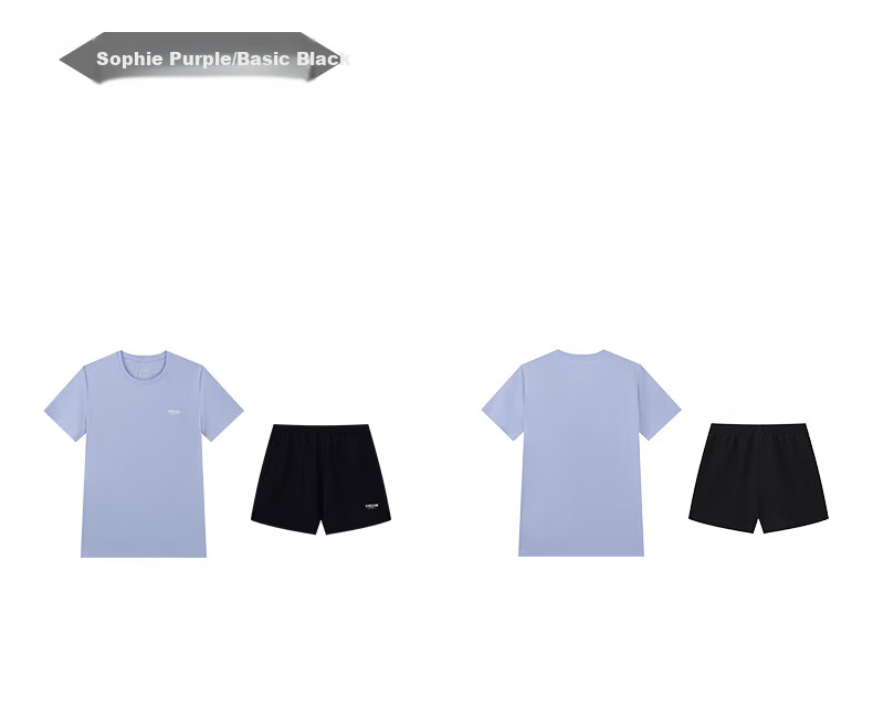 361° Men's Running Workout Set, Summer Quick-Dry Fitness Casual Short-Sleeve Shorts Two-Piece Suit 652524001H-1 26