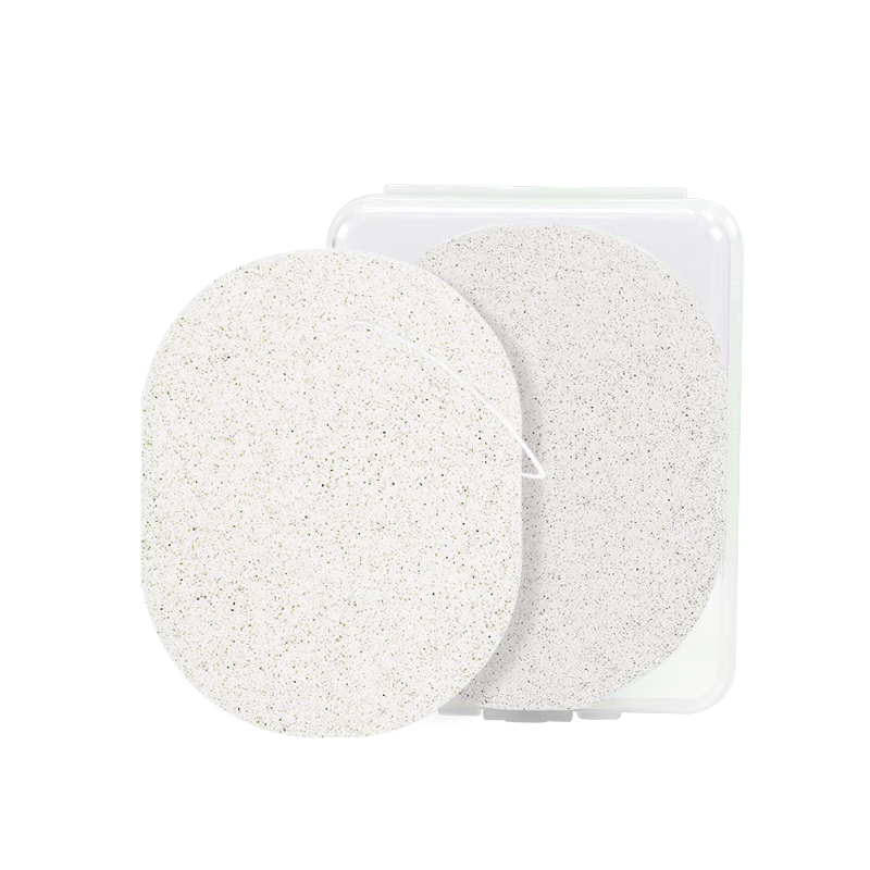 UPLUS Mineral Thickened Face Cleansing Puff, Facial Cotton Pad, Face Washing Sponge with Mineral Particles for Makeup Removal