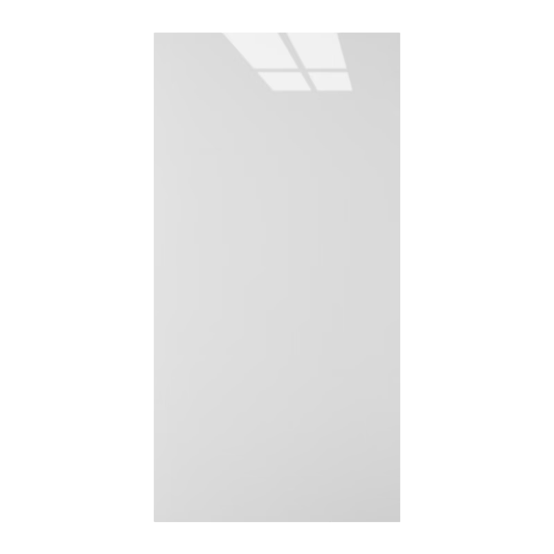 Ouma Imitation Porcelain Tile Wall Sticker, Self-Adhesive Thickened Waterproof And Moisture-Proof Aluminum Plastic Wall Panel Renovation Sticker, Bright White, 6 Pieces
