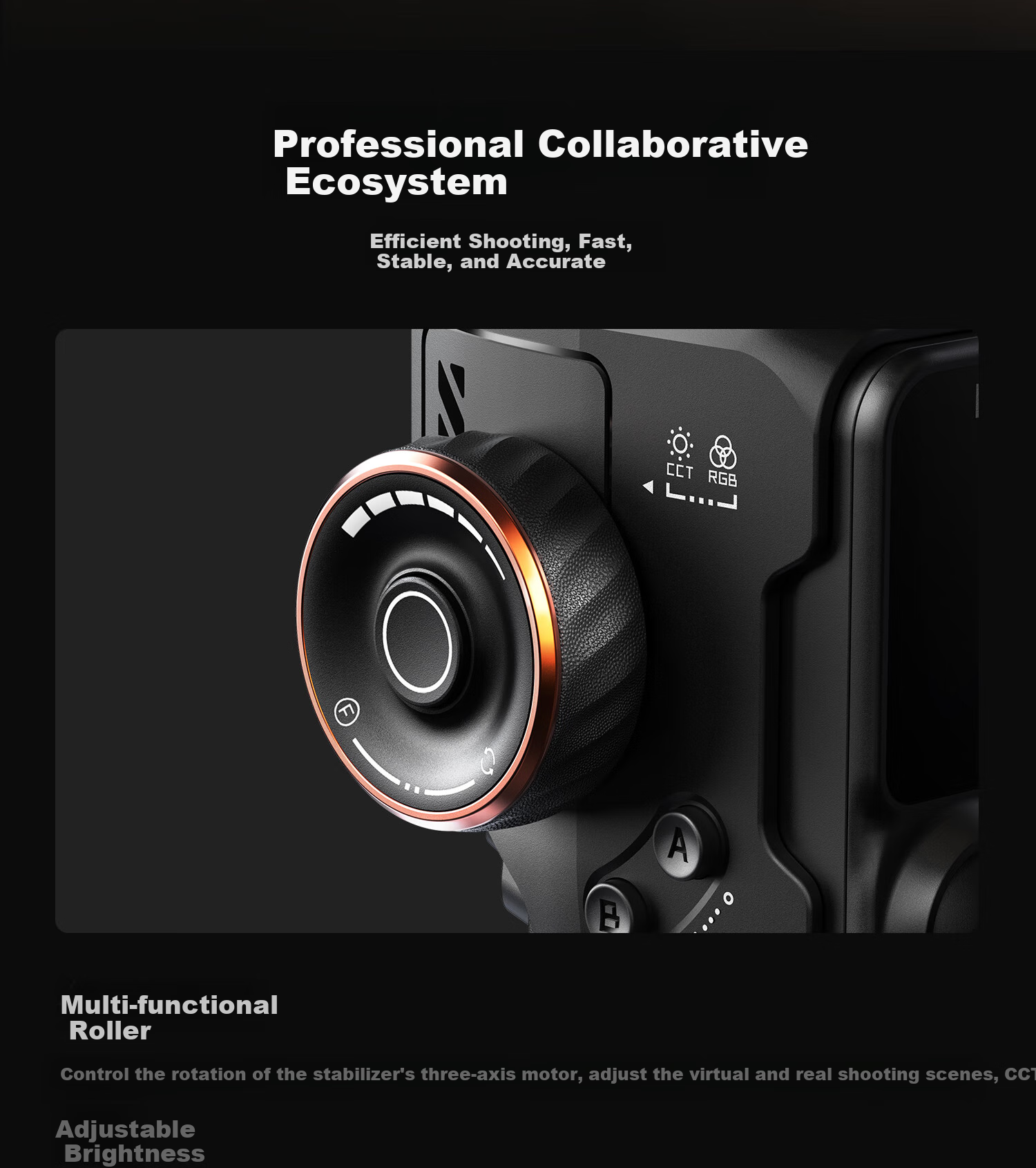 Hohem [Professional-Grade | Top-Tier Photography] M7 Smartphone Stabilizer, Intelligent AI Precise Tracking, 360° Follow-Up, Orthogonal Three-Axis Stabilization, Anti-Shake Gimbal, Live Streaming Vlog Gadget 15