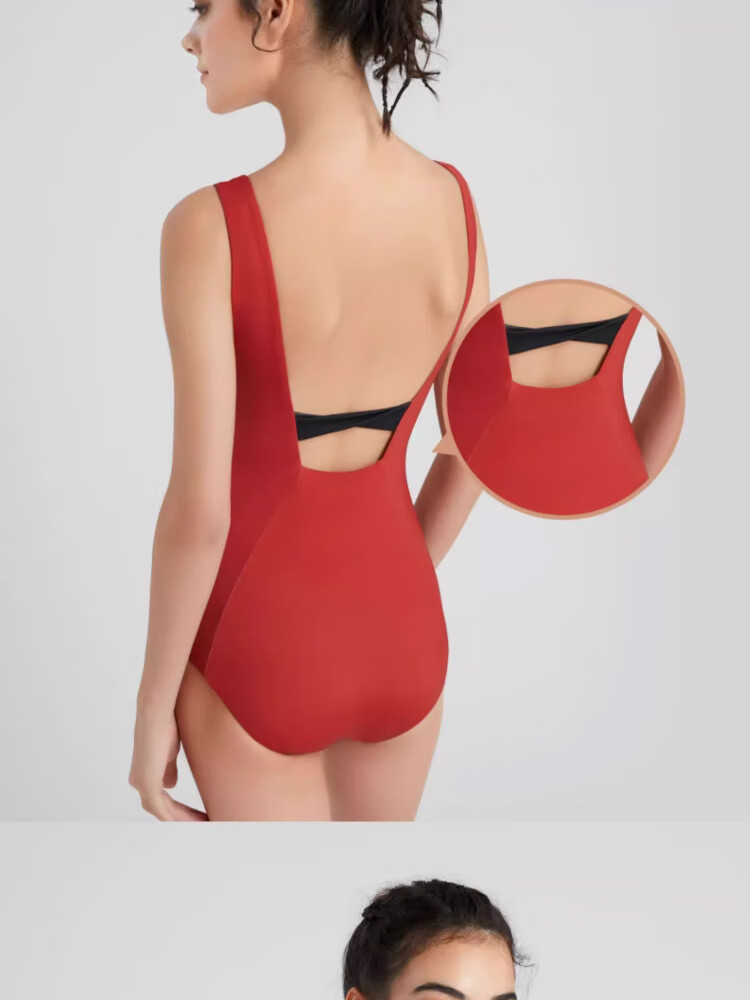 Arena Women's Swimsuit, Free Love Series, High-End Slim-Fit Sleeveless One-Piece Triangle Swimwear, Suitable for Hot Springs, Sun Protection, And Chlorine-Resistant 4