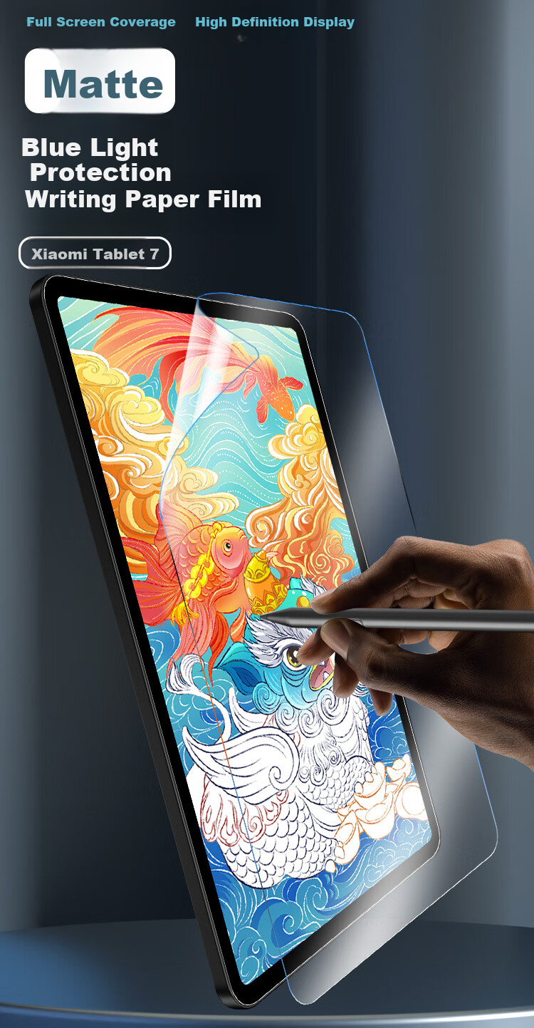 Freeson Screen Protector for Xiaomi Pad 8/8 Pro/7/7 Pro, 11.2-Inch Tablet Anti-Blue Light Frosted Soft Light Film for Drawing And Writing, Continuous Touch Paper-Like Film 1
