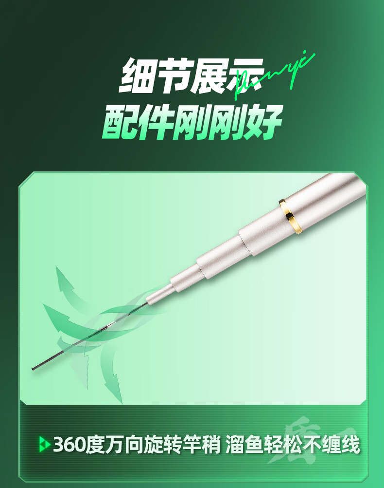GW New Product Shield Yichao Ultra-Light Small Comprehensive 4.5-Meter Platform Fishing Rod, Hand Rod 37mm Offset 28mm Adjustable Carbon Fiber Fishing Rod, Ultra-Light And Ultra-Hard 4