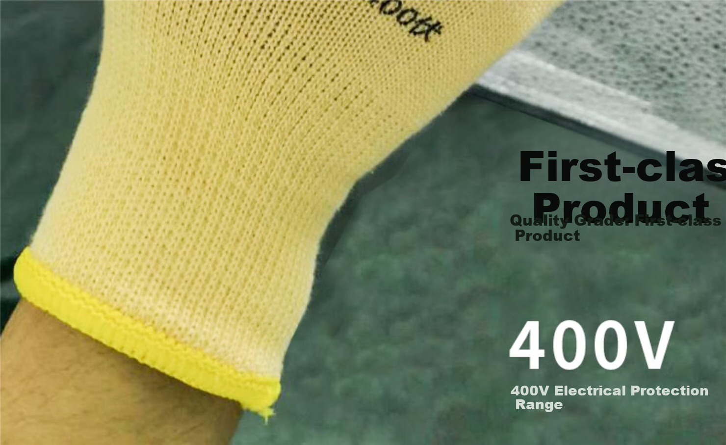 Hengju Insulation Gloves, 400V Electrical Work Gloves, Low-Voltage Anti-Electric Shock Specialized, Electric Shock-Resistant, Wear-Resistant, Non-Slip Coated Gloves 13