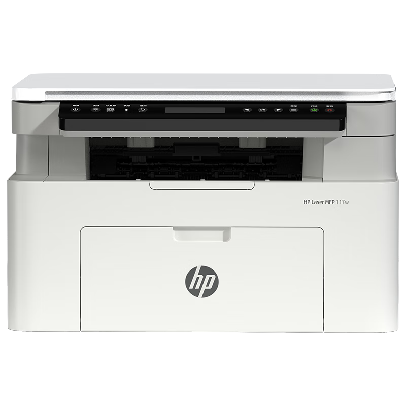 HP 117w Wireless Black And White Laser Printer, Office Business Document Printing, Home Study Exam Paper Homework Printing Copying Scanning, All-In Multifunction Machine, 1188w Refreshed Versio