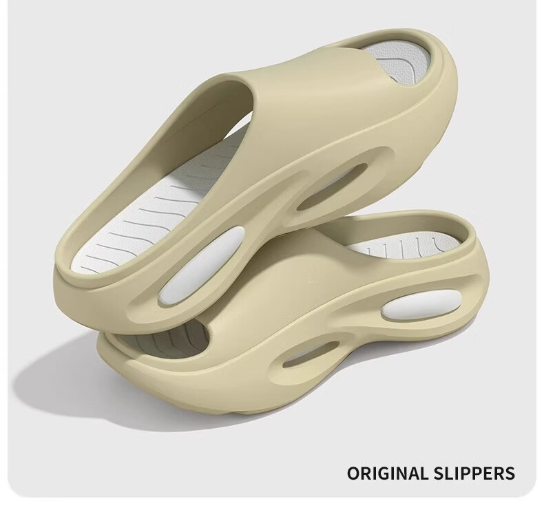 GUOLUOFEI Men's Trendy Sports Slippers for Summer Outdoor Wear, Thick-Soled Non-Slip River Tracing Outdoor Sandals for Men, Black And White, Size 42-43 14