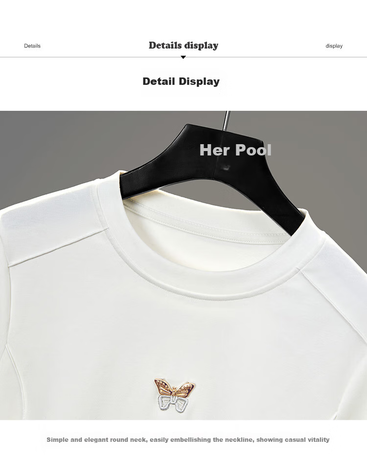 Tachi Simple Base Shirt, 2026 Spring New Women's Clothing, Pleated Waist-Cinching Slimming Round Neck Top 19