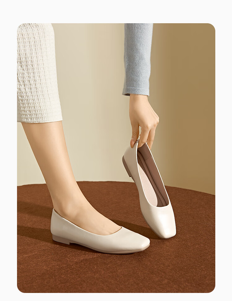 Dusto Flat Single Shoes for Women, 2026 New Spring Style, Versatile Commuter Shoes, Comfortable Soft-Soled Low-Cut Loafers And Slip-Ons 7