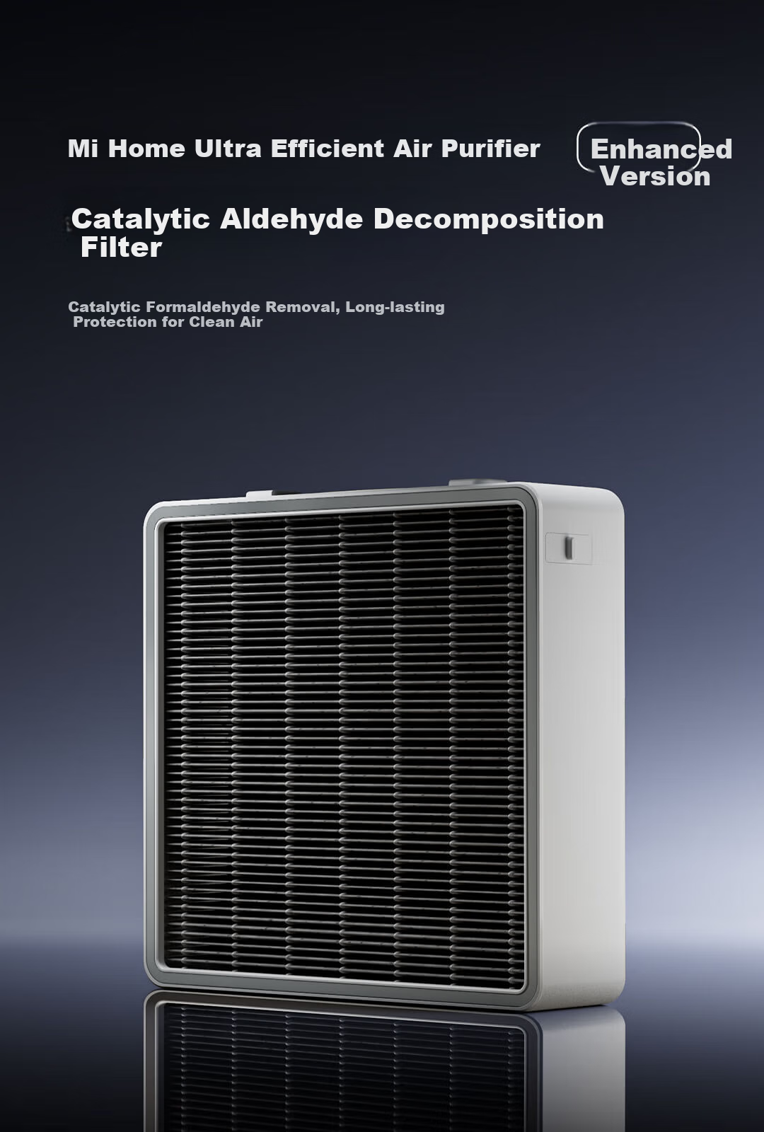 Mijia Xiaomi Air Purifier Ultra Enhanced Version, Catalytic Formaldehyde Filter Element And Mesh, Removes Formaldehyde, Bacteria, And Smoke Odors, Only Compatible with Air Purifier Ultra Enhanced Versio 1
