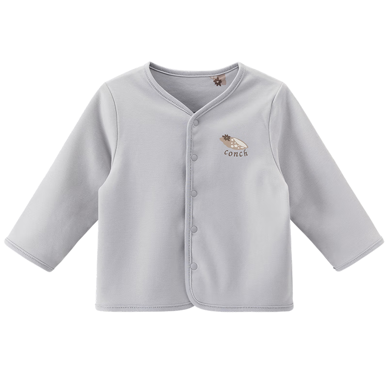 Guaiqi Bear Reversible Cotton Long Sleeve Cardigan Jacket for Boys and Girls Baby Spring Autumn Infant Outerwear Stylish