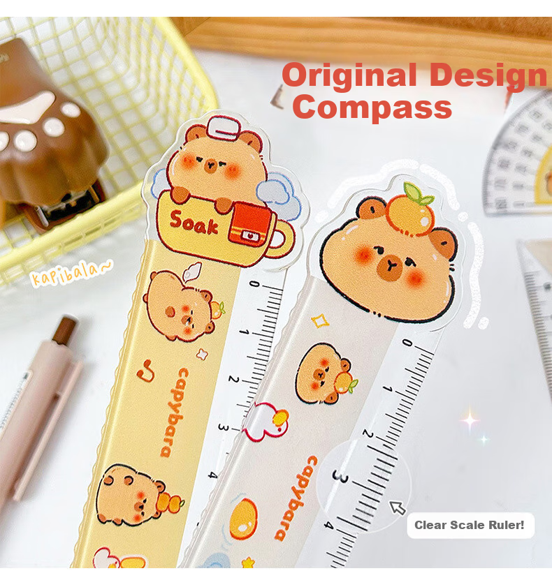 BOJIAO Exam-Specific Answer Sheet Ruler, Transparent Thickened Straight Ruler 15cm, Multi-Functional Answer Sheet Ruler for College Entrance Exam And High School Entrance Exam, Student Drawing Measuring Ruler with Answer Card Frame 5