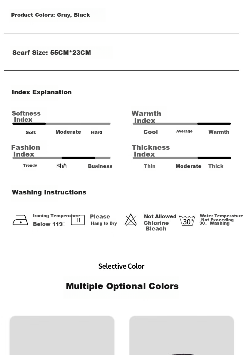 TUCANO Pure Wool Men's Hat And Scarf Two-Piece Set, Winter Outdoor Cycling Sports Warm Windproof Scarf Woolen Hat for Me 16