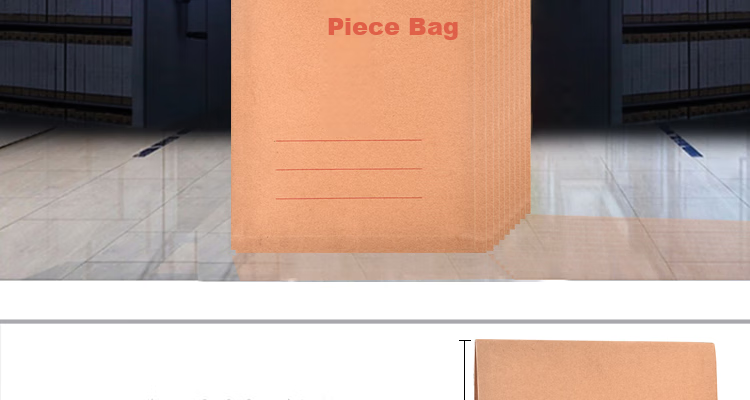 DiLe Thick Horizontal Kraft Paper File Folders, Customized Bid Document Envelopes, Contract And Document Folders, Pack of 10, Office Supplies, 1447 2