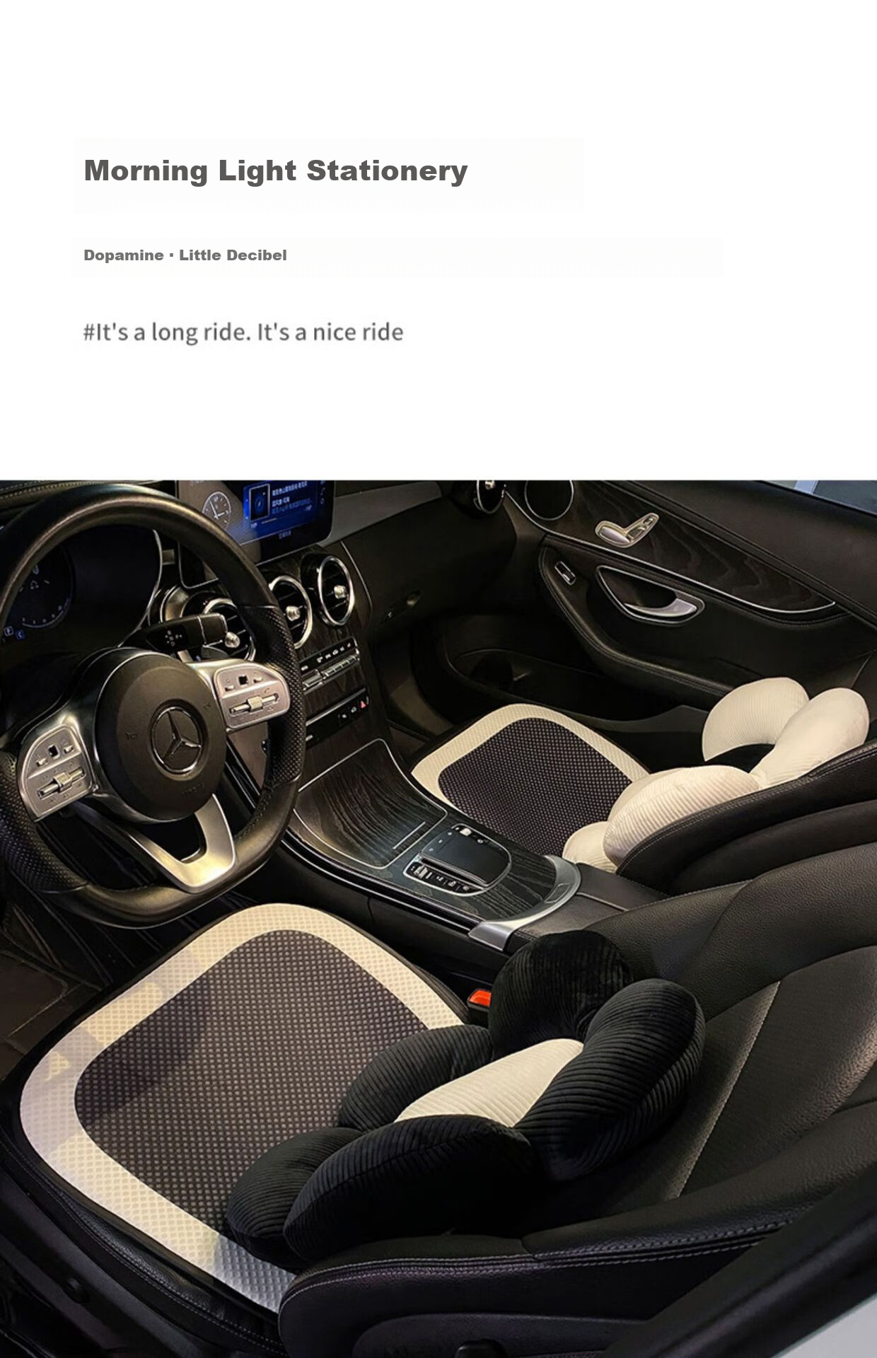 Fanyejia Car Backrest Cushion, All-Season Breathable Seat Pad, Long-Sitting Chair Cushion, Car Accessories, Dirt-Proof Chair Backrest Pad 7