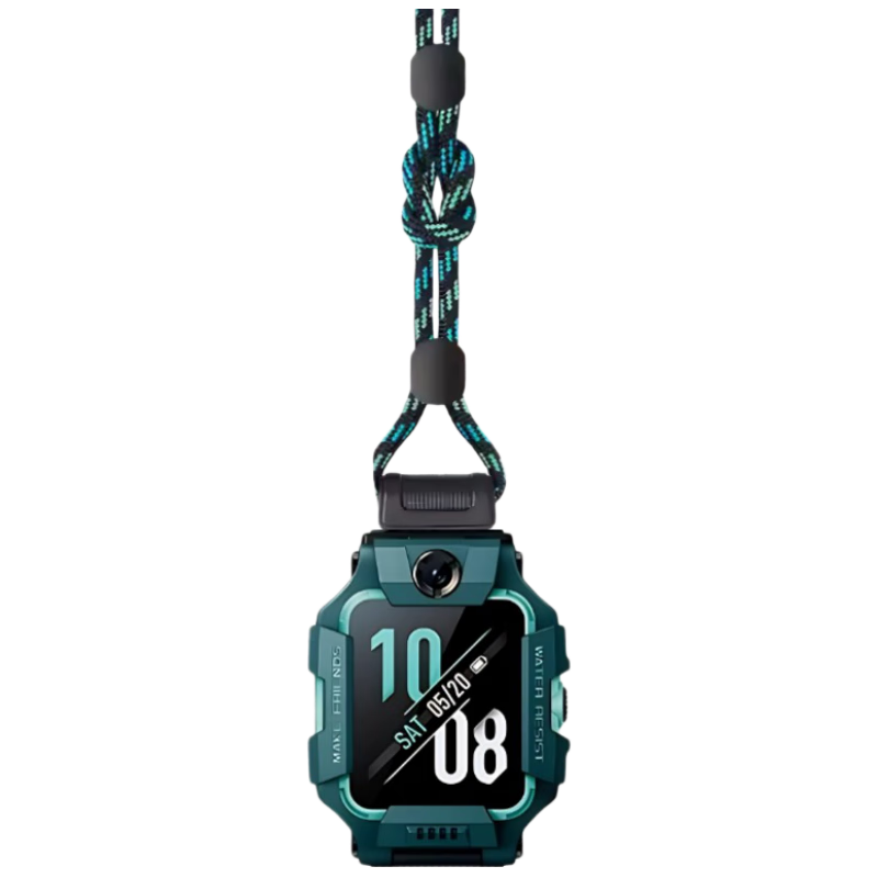 Shishan Suitable for Xiaotiancai Lanyard Phone Watch Strap Z11/Z10/Z9/Z8A/Z7S/Z6P/Z6 Peak Edition D2/Q2A/D3 Official Creative Neck Strap, Iridescent Gree