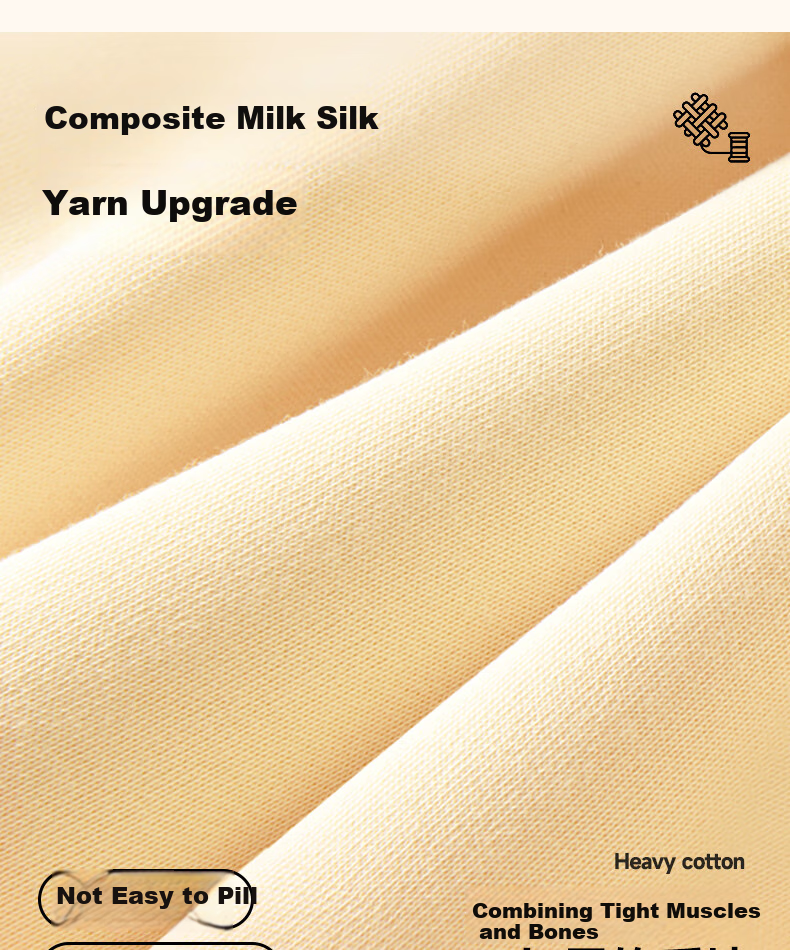 MINISO Thickened Lamb Fleece Hoodie Men's Winter Cold-Resistant Warm Heavyweight Versatile Pullover Light Beige XL 22