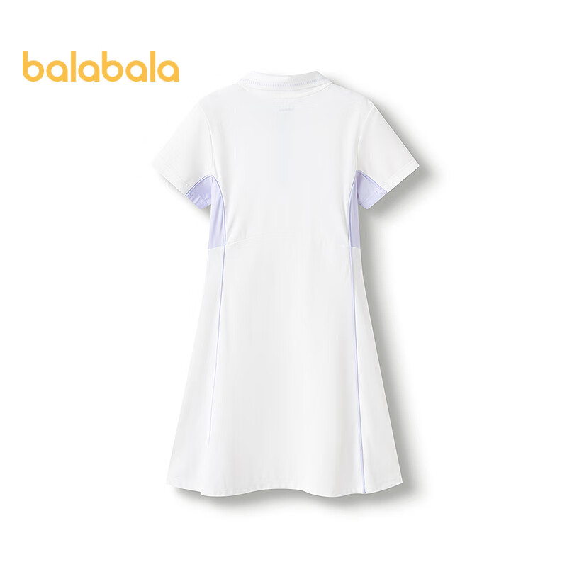 BALABALA Girls' Dress Children's One-Piece Dress Summer 2025 Big Kids Quick-Dry Sports Straight Dress 208225111022