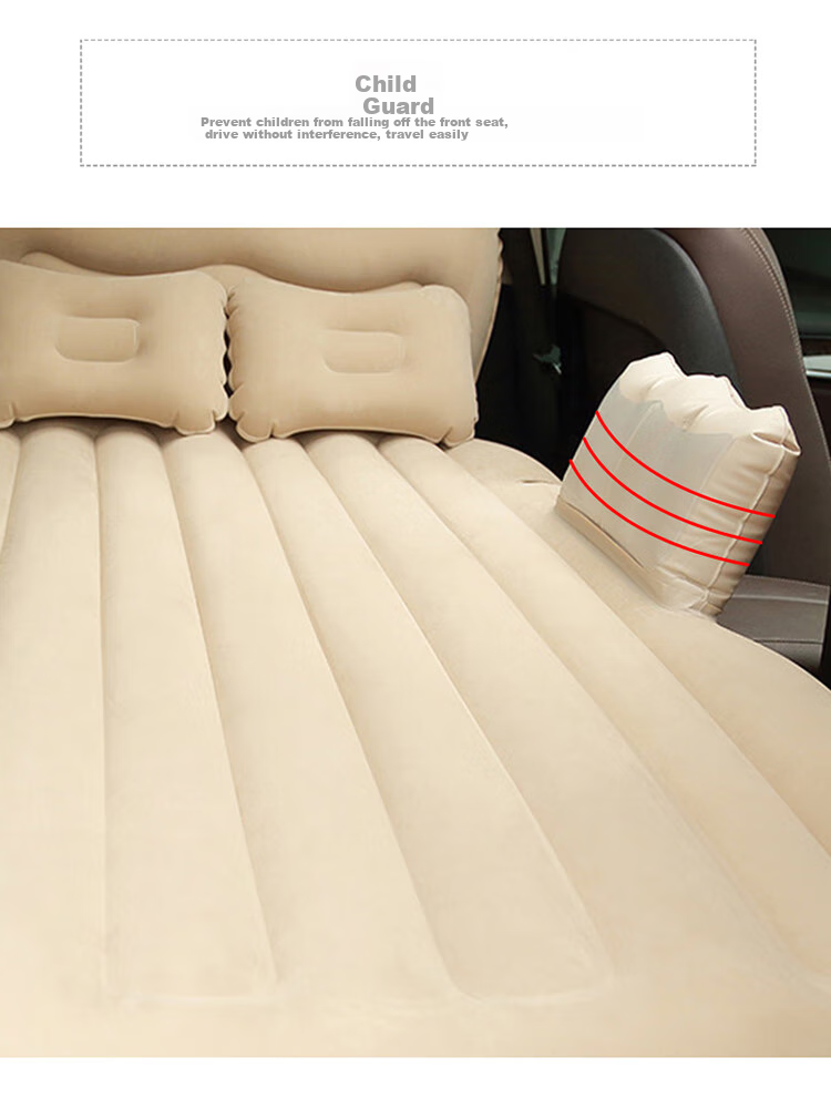 Siwangongli Car Inflatable Bed, Travel Mattress, Car Rear Seat Air Cushion Bed, Sleeping Aid for Car Interior, Backseat Sleeping Pad 7