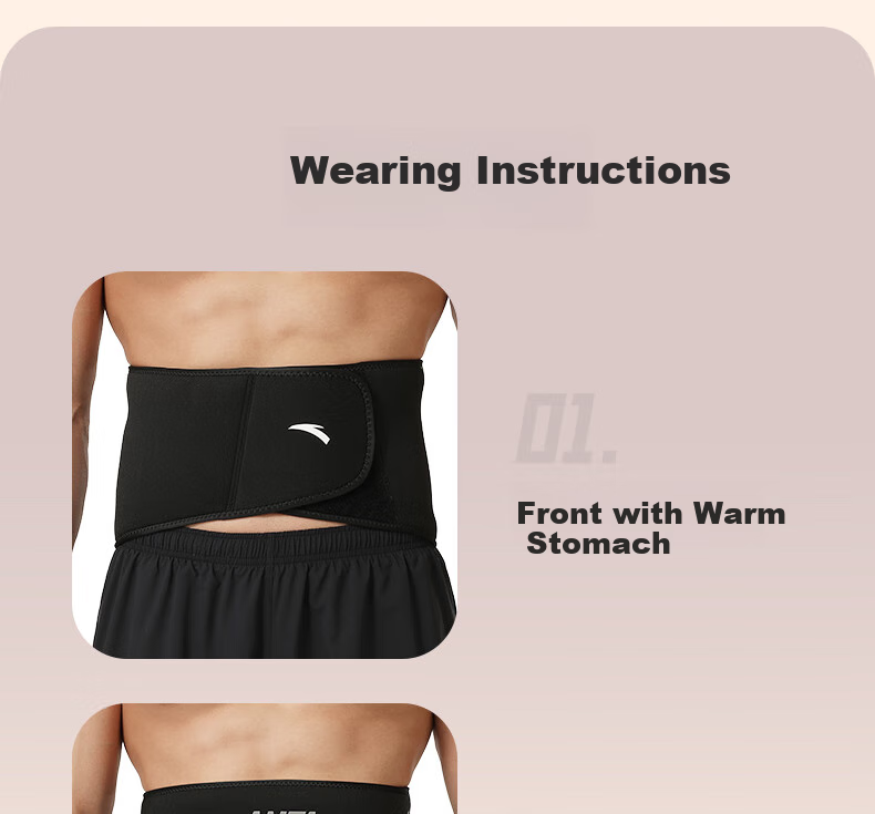 ANTA Waist Support Belt, Warm Waist And Abdomen Protector, Self-Heating Device for Men And Women with Herniated Discs, Heating Function, Black, Size M 17