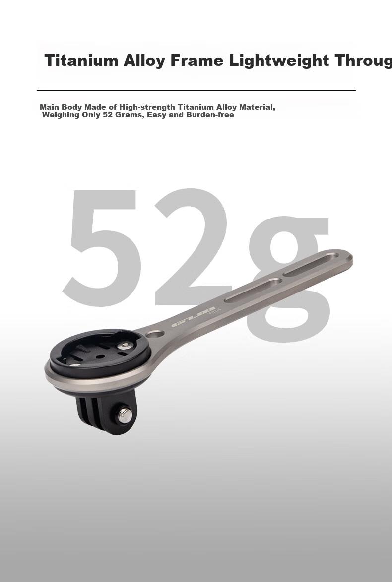 GUB Code Table Bracket, Titanium Alloy Road Bicycle Integrated Handlebar, Action Camera Mount, Bike Light Extension Stand, Ti701 4