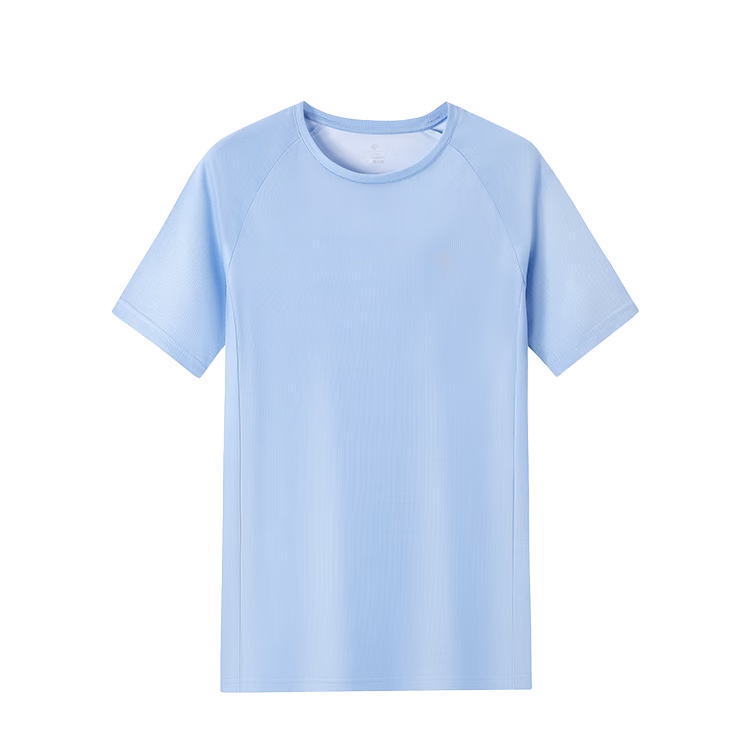 JD Jingzao Spring Summer Men's Running Series Sports Short Sleeve Sweat-Quick Dry Breathable T-Shirt Premium Gift Glacier Blue