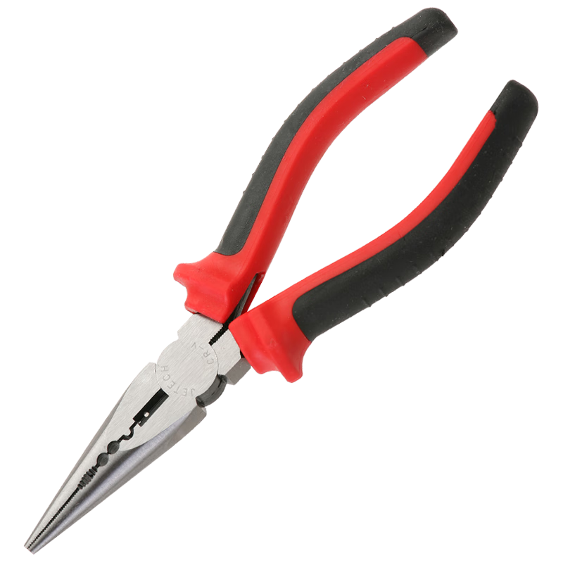 JETECH Needle-Nose Pliers, Multi-Functional Cutting Pliers, Electrician's Wire Cutters, Gripping Pliers, Wire Cutters, Needle-Nose Pliers, 6 Inches, RP-6