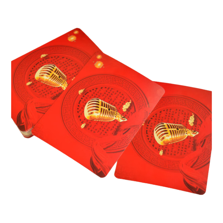 Geshan Host Large-Size Annual Meeting Speech Cards, 2025 Chinese Style New Year Party Wedding Red Host Performance Universal Host Cards, Event Evening Program Cue Cards, 30 Pieces