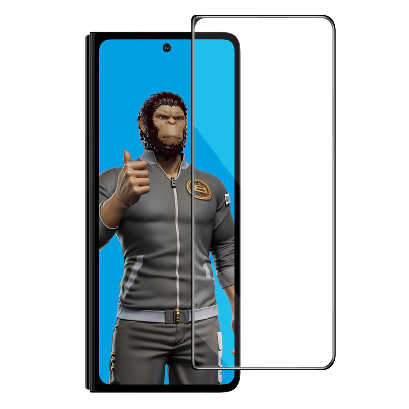 BLUEO Screen Protector for Samsung Z Fold 5/4, Samsung W23 Tempered Glass Film, Anti-Static, Shockproof, Wear-Resistant, Anti-Fingerprint Protective Film
