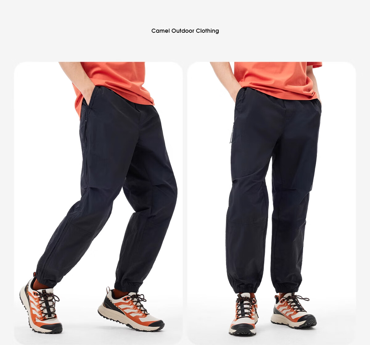 CAMEL [Wang Junkai's Choice], Quick-Dry Pants for Men, Outdoor Spring/summer 2025, Long Trousers, Cool Breathable Sun Protection, Tapered Sports Pants, Size S 17