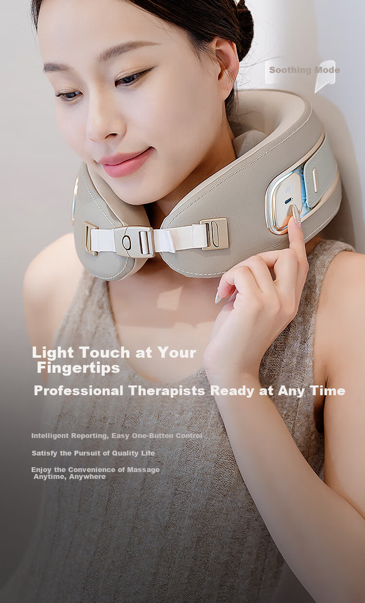 Liangjie 2025 New Product Dolores Neck Massager, Shoulder And Neck Massage Device, Heat Therapy Kneading Neck, Mid-Autumn Festival Gift Box, Birthday Present for Parents 16