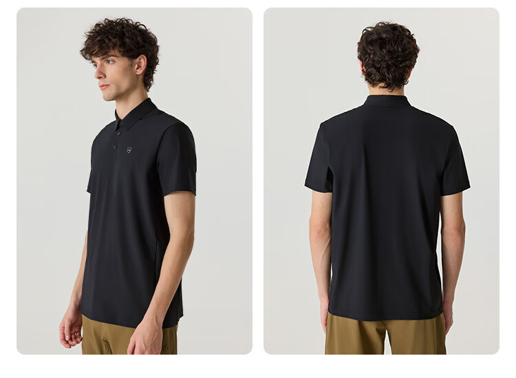 NORTHLAND Men's Collared Short Sleeve T-Shirt, Outdoor Sun Protection, Skin-Friendly, Breathable, Simple And Comfortable Business Polo Shirt 4
