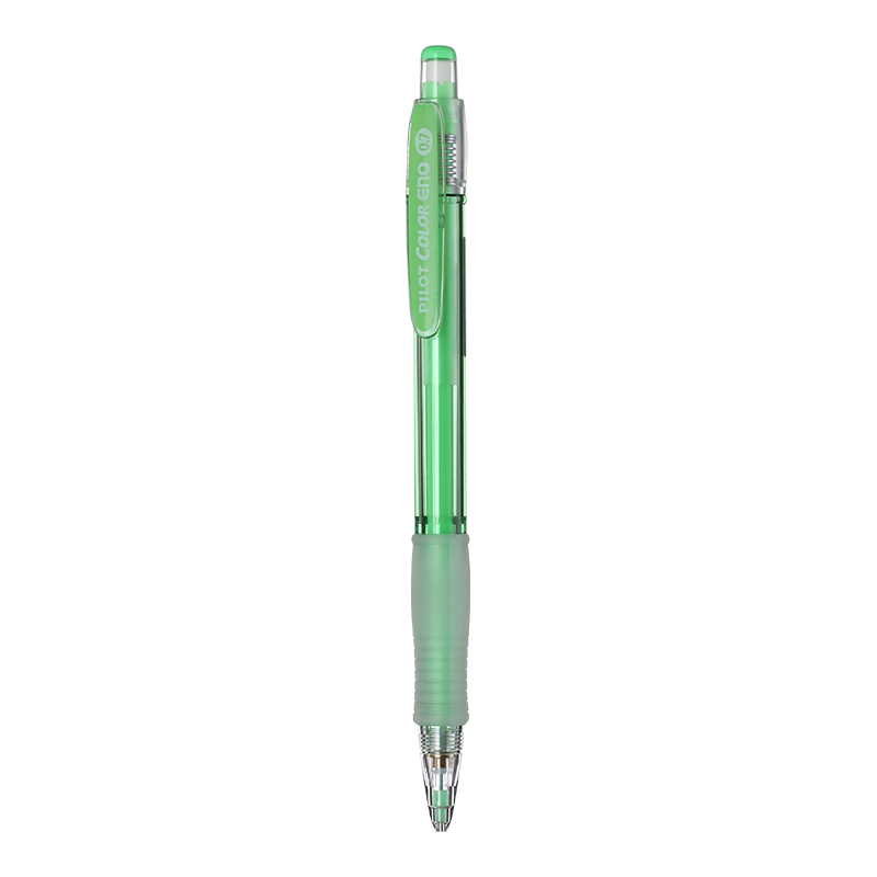 PILOT Colored Mechanical Pencil for Students And Children, Exam-Specific Erasable Colored Pencil Stationery Drawing Pencil with Eraser Tip HCR-197 0.7mm Gree