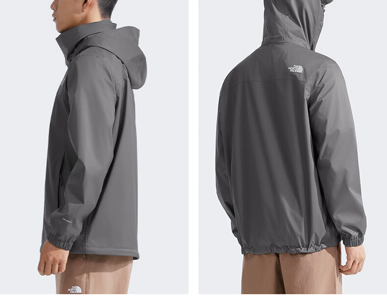 The North Face Men's Outdoor Waterproof Single-Layer Hard Shell Jacket 8BA8, Cosmic Black/4H0, 3XL 8