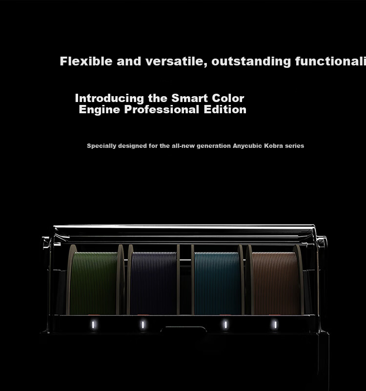 Zongweilifang 3D Printer, Fully Automatic Leveling, FDM Home-Use High-Speed Desktop Multi-Color Printing, Multiple Color Cartridges (Compatible with K3/K3V2) 5