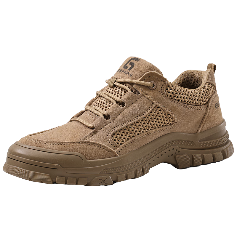 GUYISA Men's Summer Breathable Electrician Insulated Anti-Smash Puncture Lightweight Comfortable Safety Work Shoes 3115LKVT Size 40