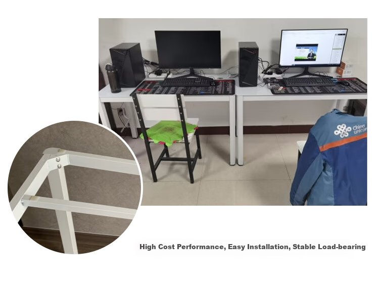 Fanshe Computer Desk, Minimalist Modern Design with Cable Grommet, Glass Desk for Study, Office, Home Use, Dual-Purpose Desk for Dining Room 13